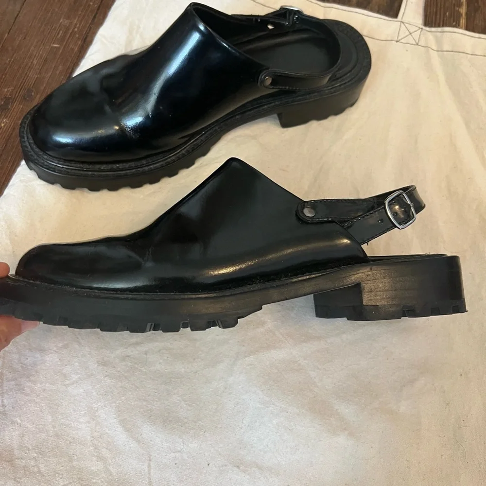 Rachel Comey Gilly Clogs Patent Leather SZ 7 - Picture 11 of 16